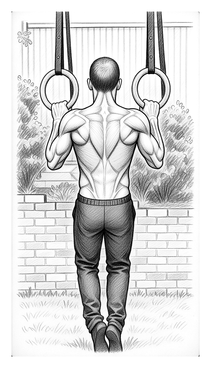 Ring pull-up progression